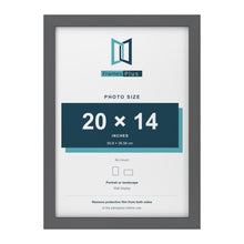 Dark Grey picture frame for a 20 x 14 inch photo
