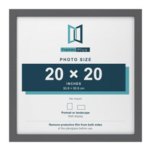 Dark Grey picture frame for a 20 x 20 inch photo