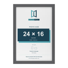 Dark Grey picture frame for a 24 x 16 inch photo