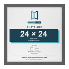 Dark Grey picture frame for a 24 x 24 inch photo