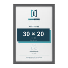 Dark Grey picture frame for a 30 x 20 inch photo