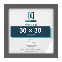 Dark Grey picture frame for a 30 x 30 cm photo