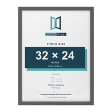 Dark Grey picture frame for a 32 x 24 inch photo