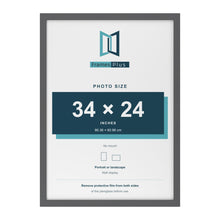 Dark Grey picture frame for a 34 x 24 inch photo