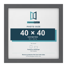 Dark Grey picture frame for a 40 x 40 cm photo