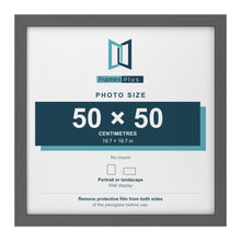 Dark Grey picture frame for a 50 x 50 cm photo