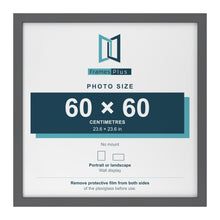 Dark Grey picture frame for a 60 x 60 cm photo