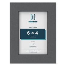 Dark Grey picture frame for a 6 x 4 inch photo