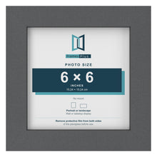 Dark Grey picture frame for a 6 x 6 inch photo