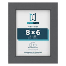 Dark Grey picture frame for a 8 x 6 inch photo