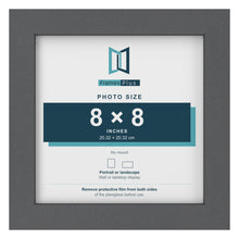 Dark Grey picture frame for a 8 x 8 inch photo