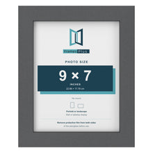 Dark Grey picture frame for a 9 x 7 inch photo