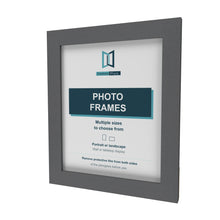 Dark Grey picture frame, angled view