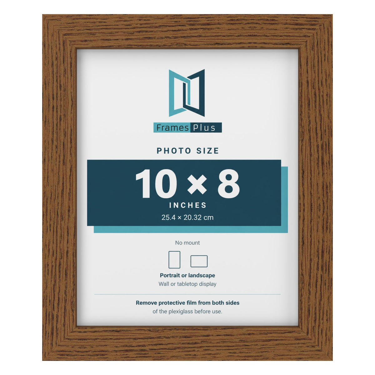 Dark Oak picture frame for a 10 x 8 inch photo