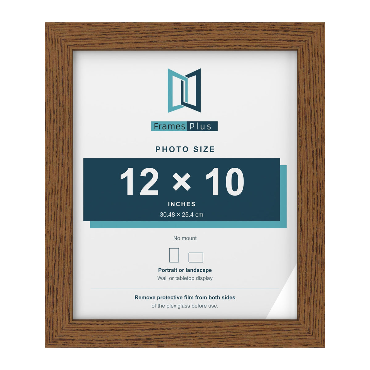 Dark Oak picture frame for a 12 x 10 inch photo