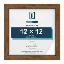 Dark Oak picture frame for a 12 x 12 inch photo