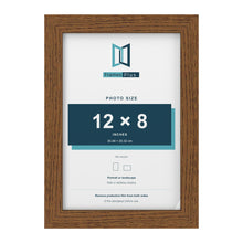 Dark Oak picture frame for a 12 x 8 inch photo