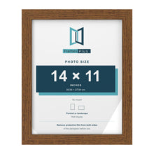 Dark Oak picture frame for a 14 x 11 inch photo