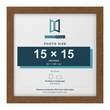 Dark Oak picture frame for a 15 x 15 inch photo