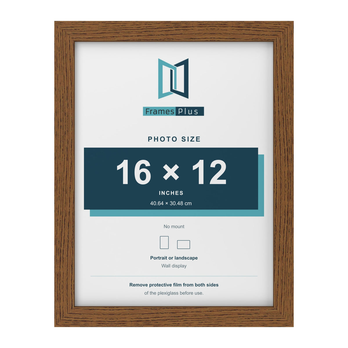 Dark Oak picture frame for a 16 x 12 inch photo