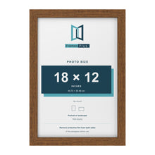 Dark Oak picture frame for a 18 x 12 inch photo