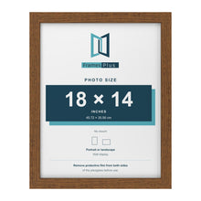 Dark Oak picture frame for a 18 x 14 inch photo