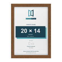 Dark Oak picture frame for a 20 x 14 inch photo