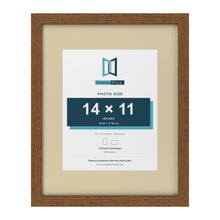 Dark Oak 20 x 16 inch picture frame with an ivory mount for a 14 x 11 inch photo