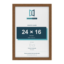 Dark Oak picture frame for a 24 x 16 inch photo