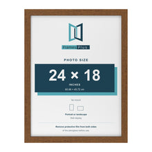 Dark Oak picture frame for a 24 x 18 inch photo