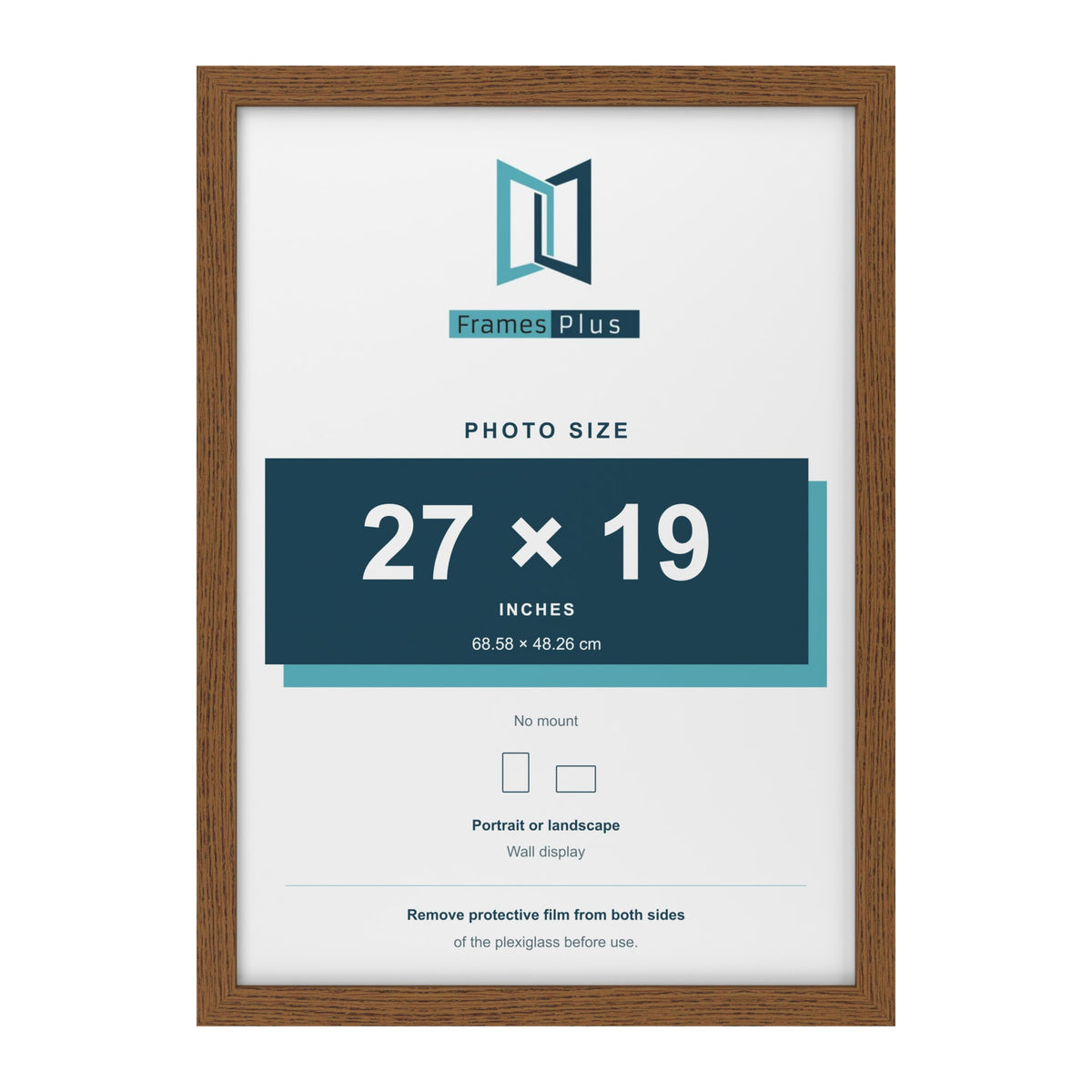 Dark Oak picture frame for a 27 x 19 inch photo