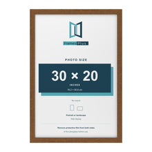 Dark Oak picture frame for a 30 x 20 inch photo