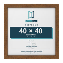 Dark Oak picture frame for a 40 x 40 cm photo
