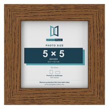 Dark Oak picture frame for a 5 x 5 inch photo