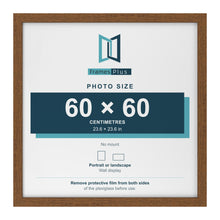 Dark Oak picture frame for a 60 x 60 cm photo