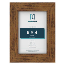 Dark Oak picture frame for a 6 x 4 inch photo