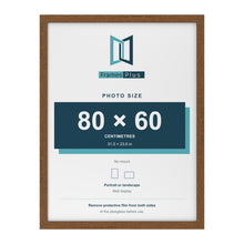 Dark Oak picture frame for a 80 x 60 cm photo