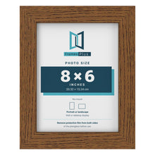 Dark Oak picture frame for a 8 x 6 inch photo