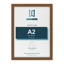 Dark Oak picture frame for an A2 photo