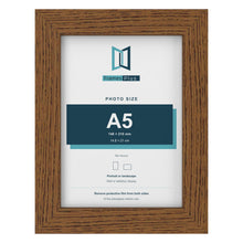 Dark Oak picture frame for an A5 photo