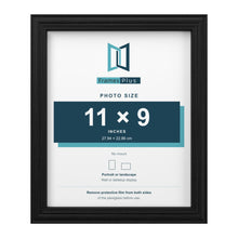 Devon Black picture frame for an 11 x 9 inch photo