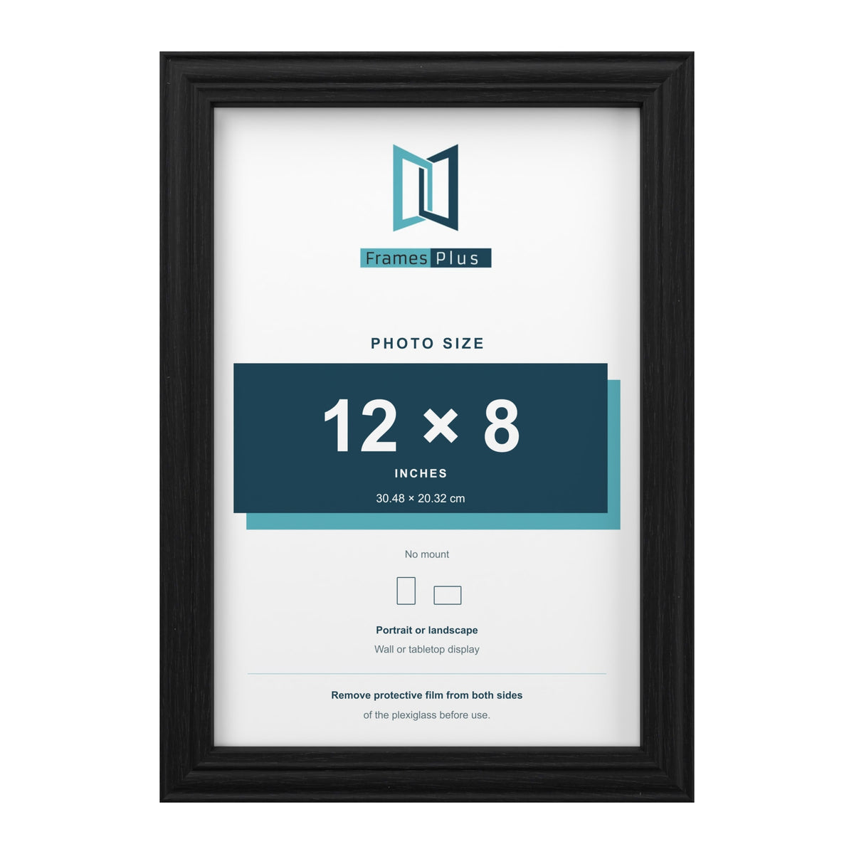 Devon Black picture frame for a 12 x 8 inch photo