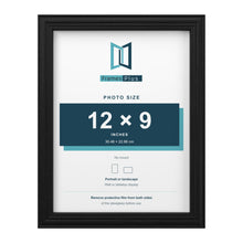 Devon Black picture frame for a 12 x 9 inch photo