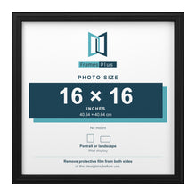 Devon Black picture frame for a 16 x 16 inch photo
