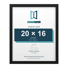 Devon Black picture frame for a 20 x 16 inch photo