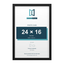 Devon Black picture frame for a 24 x 16 inch photo