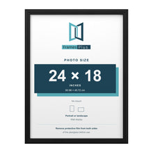 Devon Black picture frame for a 24 x 18 inch photo
