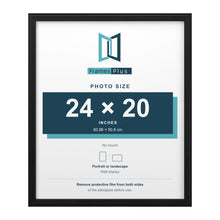 Devon Black picture frame for a 24 x 20 inch photo