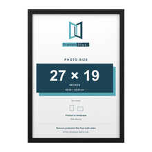 Devon Black picture frame for a 27 x 19 inch photo