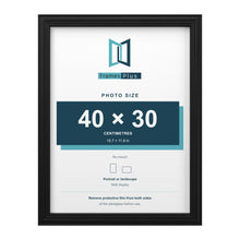 Devon Black picture frame for a 40 x 30 cm photo